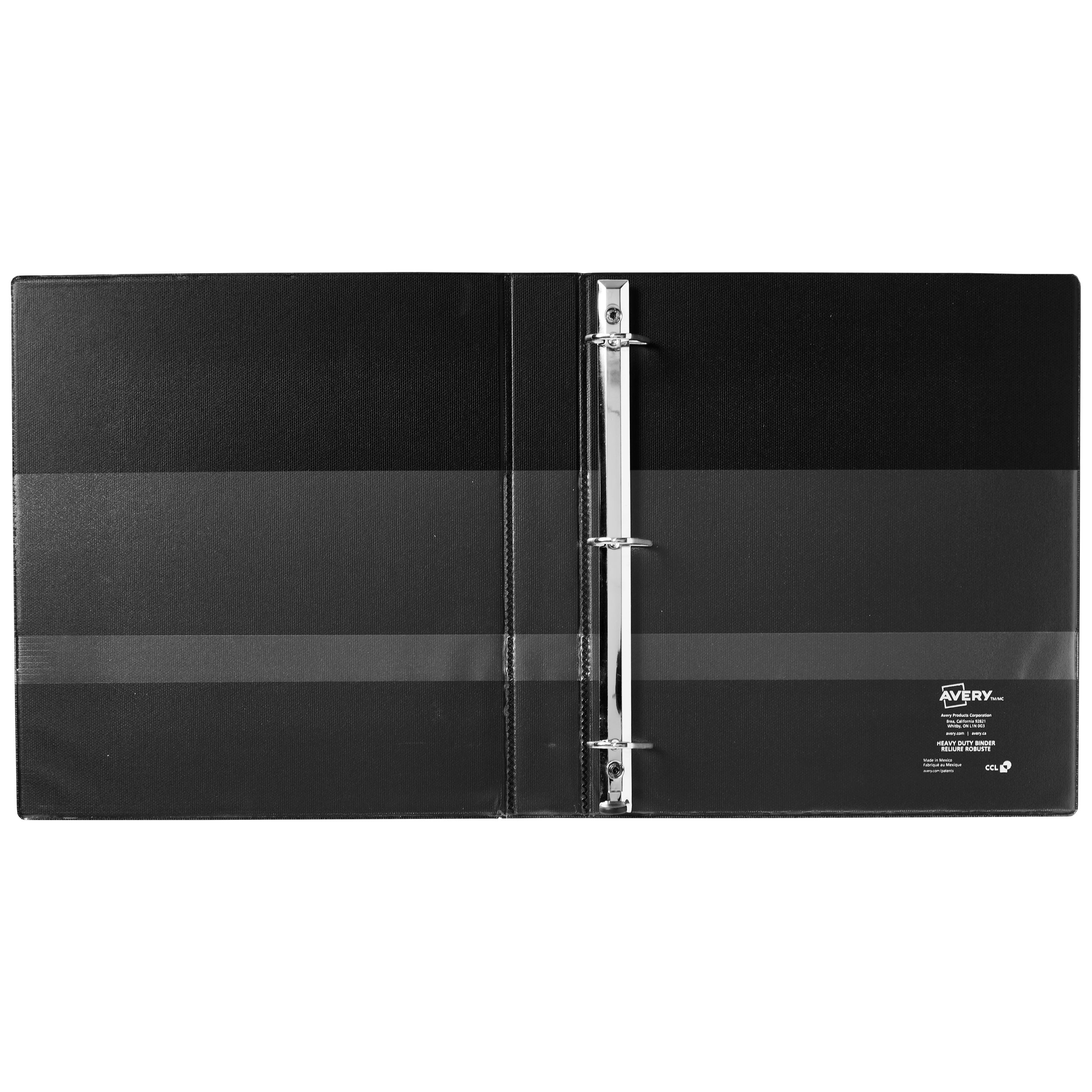 Dual Effect Heavy-Duty Binder, 1 Inch, Black 03218 | Avery